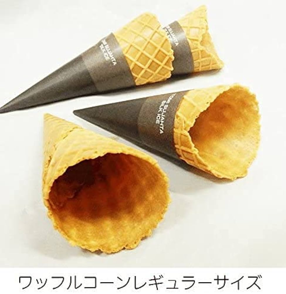 Amazon | ワッフルコーン20個セット レギュラーサイズ スリーブ